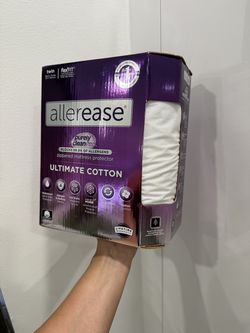 New zippered mattress protector Twin Size, Antimicrobial Protection, Cotton, Waterproof, Temperature Balancing, Was $40