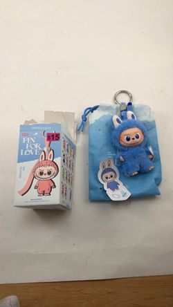 Pop Mart The Monsters Pin for Love Plush Keychain