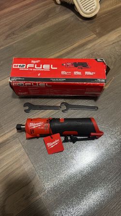 Milwaukee M12 FUEL 12V Lithium-Ion Brushless Cordless 1/4 in. Straight Die Grinder (Tool-Only)
