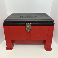 20” Stack On Step N Store Heavy Duty Stool And Tool Box 