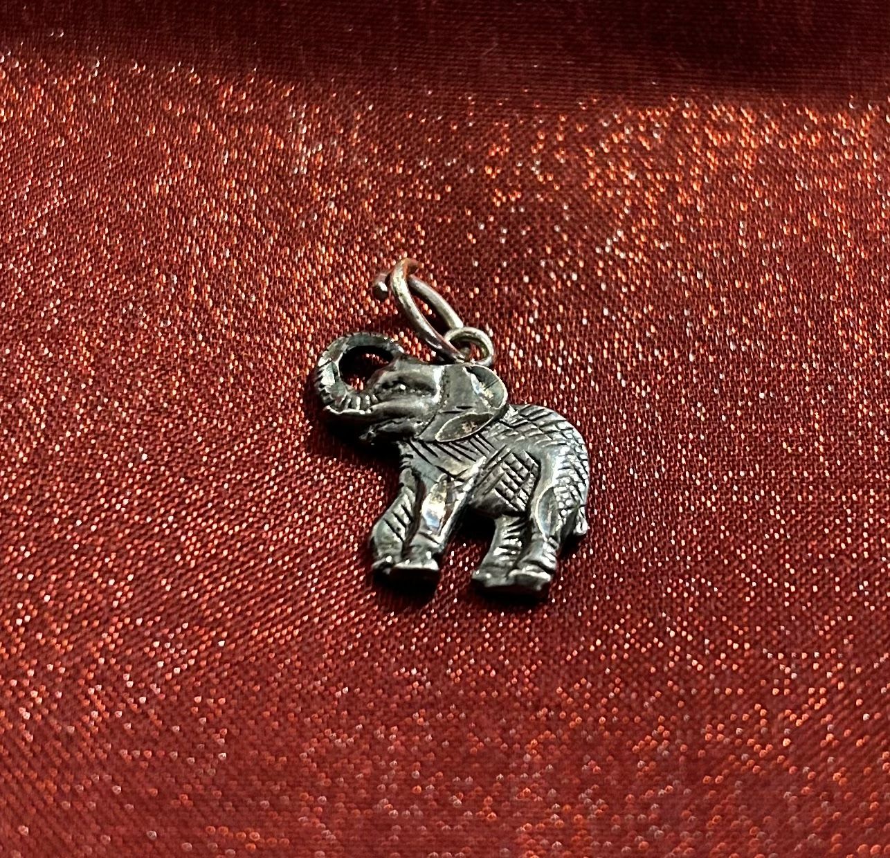 Sterling Silver Elephant Charm