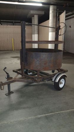 Santa Maria Style BBQ pit