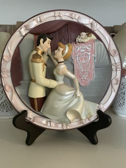 3D Cinderella Disney Plates