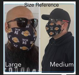 Lakers 24 face mask - last one size medium