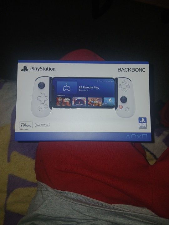 Backbone One - PlayStation Edition (Lightning) - Mobile Gaming Controller for iPhone - Generation 1 - White