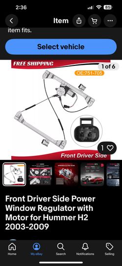 Hummer Window Mechanism 
