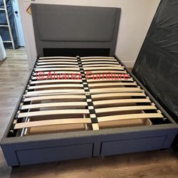 Queen Bed Frame With Storage