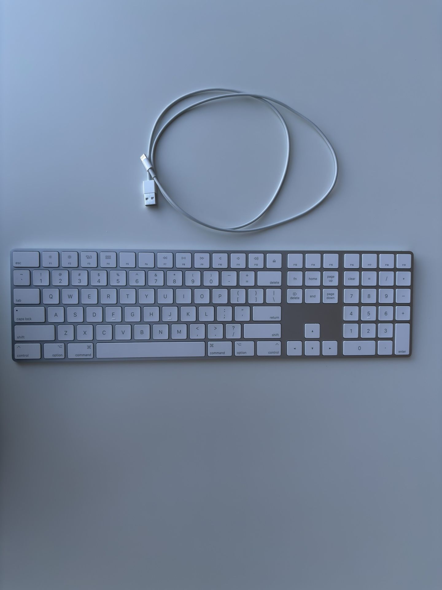 Apple Magic Keyboard with Numeric Keypad — A1843 — Used, Clean — US English