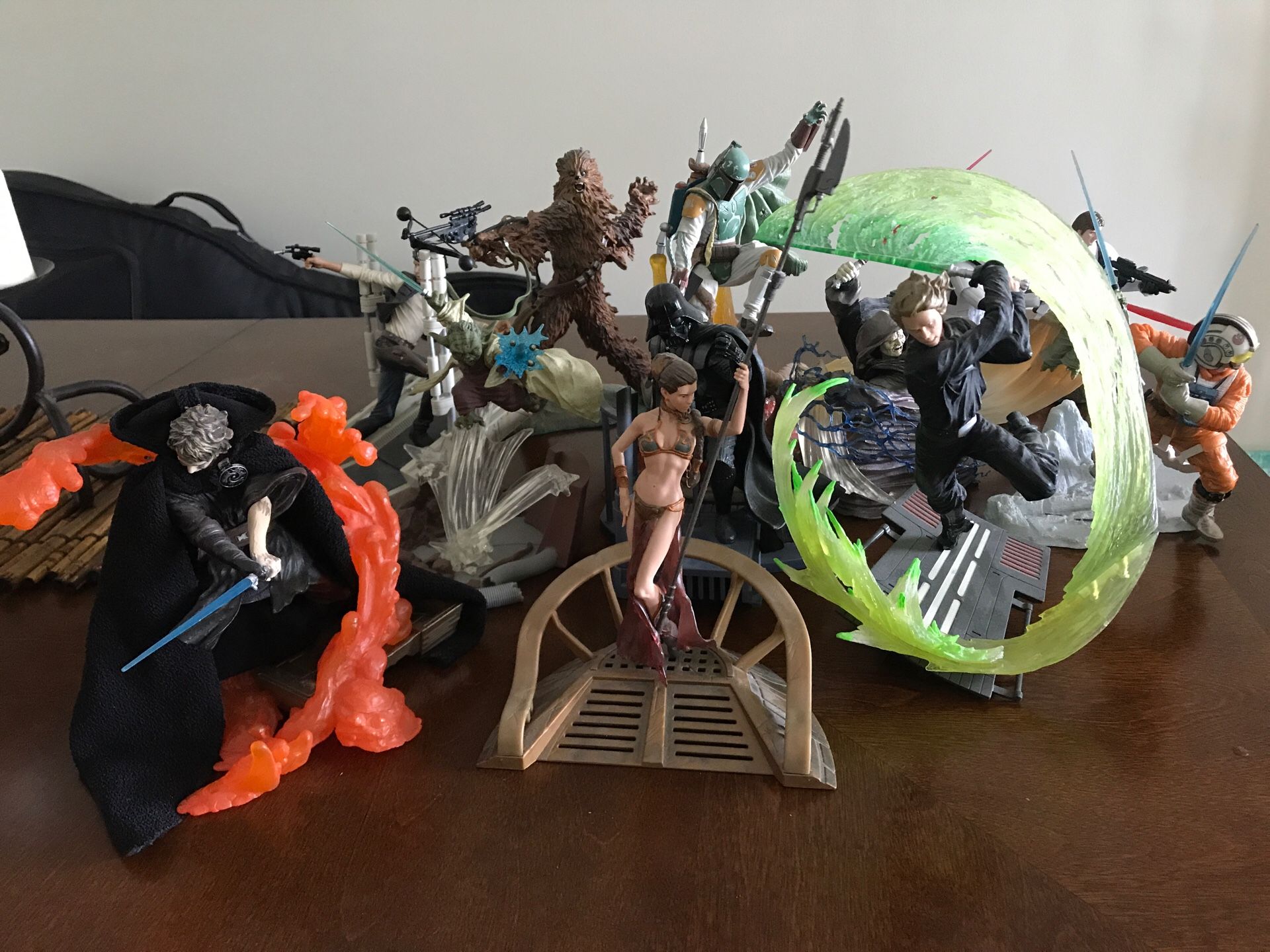 Star Wars Unleashed Loose Action Figures Statue LOT