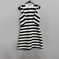 Kate Spade Black and White Striped dress size 6