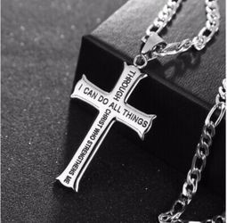 I can do all things through Christ Men’s Necklace