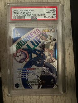 Dodgers Monkey D Luffy PSA 10