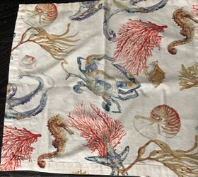 Pottery Barn Linen Oceanlife Napkind