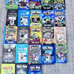Dog man, car kid, diary Of Wimpy Kid latest Editions 