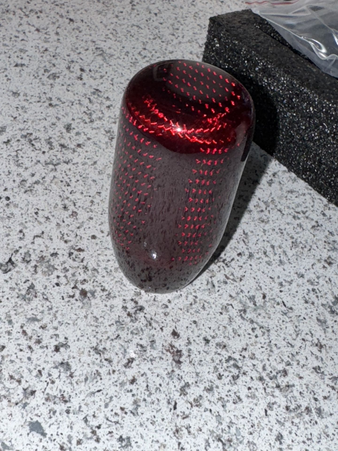 Red Carbon Fiber Shift Knob
