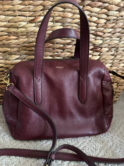 Fossil Leather Satchel Bag