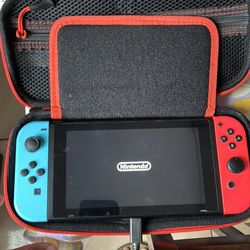 Nintendo Switch W/ Case and Charger