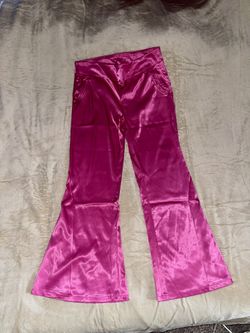 Pink Satin Pants