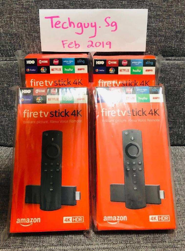 All New 4K HDR Unlocked Amazon Fire TV Stick with Voice+Volume Remote