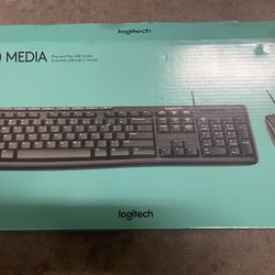 Keyboard And Wire Mouse