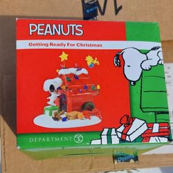 Dept 56 Snoopy Getting Ready For Christmas