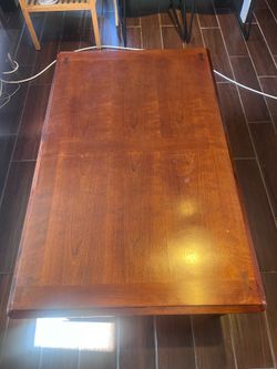 Nice solid wood coffee table from Oregon