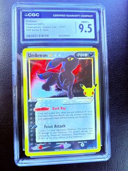 Umbreon Star CGC 9.5 Pokémon Card 17/17