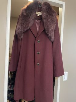 Michael Kors Women’s Belted Wool Long Coat