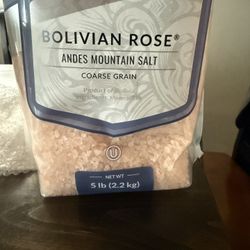 5 Lbs Bolivian Rose Salt 