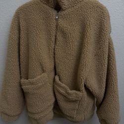 https://offerup.com/redirect/?o=SS5BTQ==.GIA Pixie Teddy Coat – Caramel, Size L (Lightly Worn)