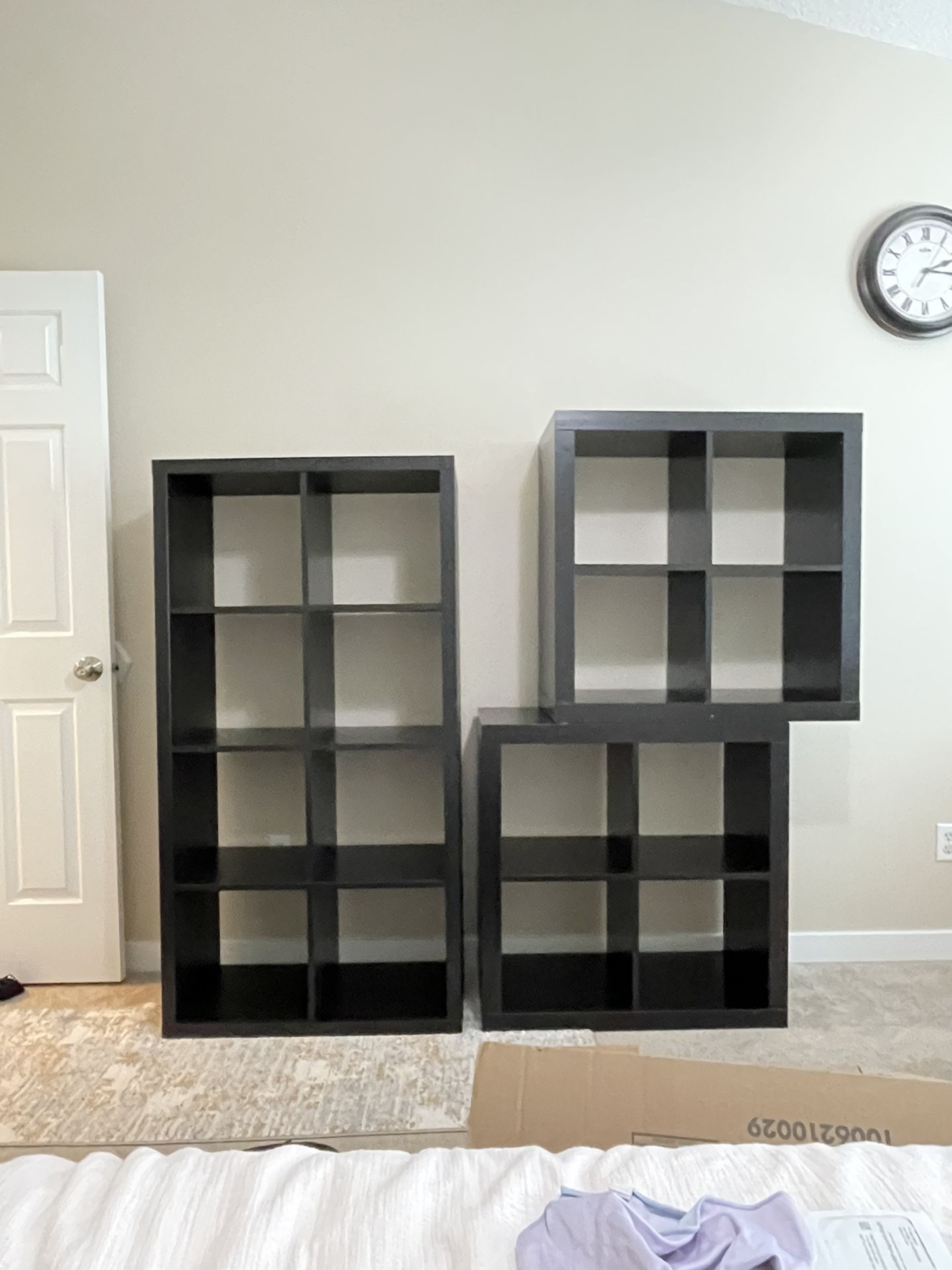 Free 3 book shelves need gone ASAP