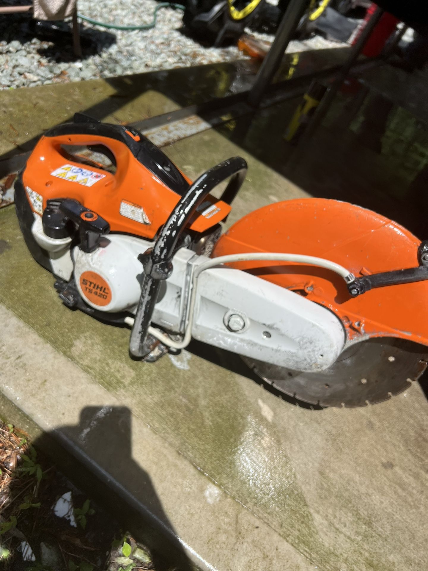 Stihl Ts420 Concrete Saw