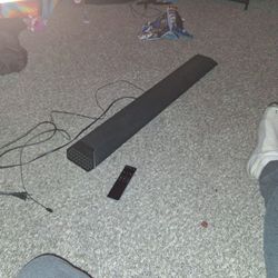 Soundbar With Remote And Cords