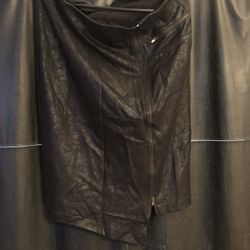 Graphic Metallic Pencil Skirt