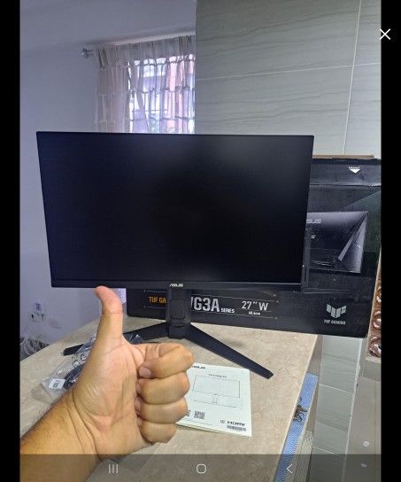 ASUS VG248QG 24" G-SYNC Gaming Monitor 165Hz 1080p 0.5ms Eye Care with DP HDMI DVI,Black