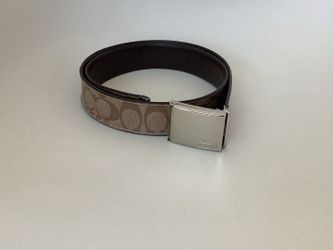 Coach leather belt (good condition) price negotiable