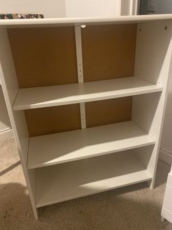 White Sturdy Book Shelf