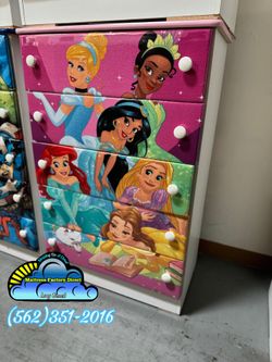 Princess five drawer dresser new chest cajonera Comoda compressed
