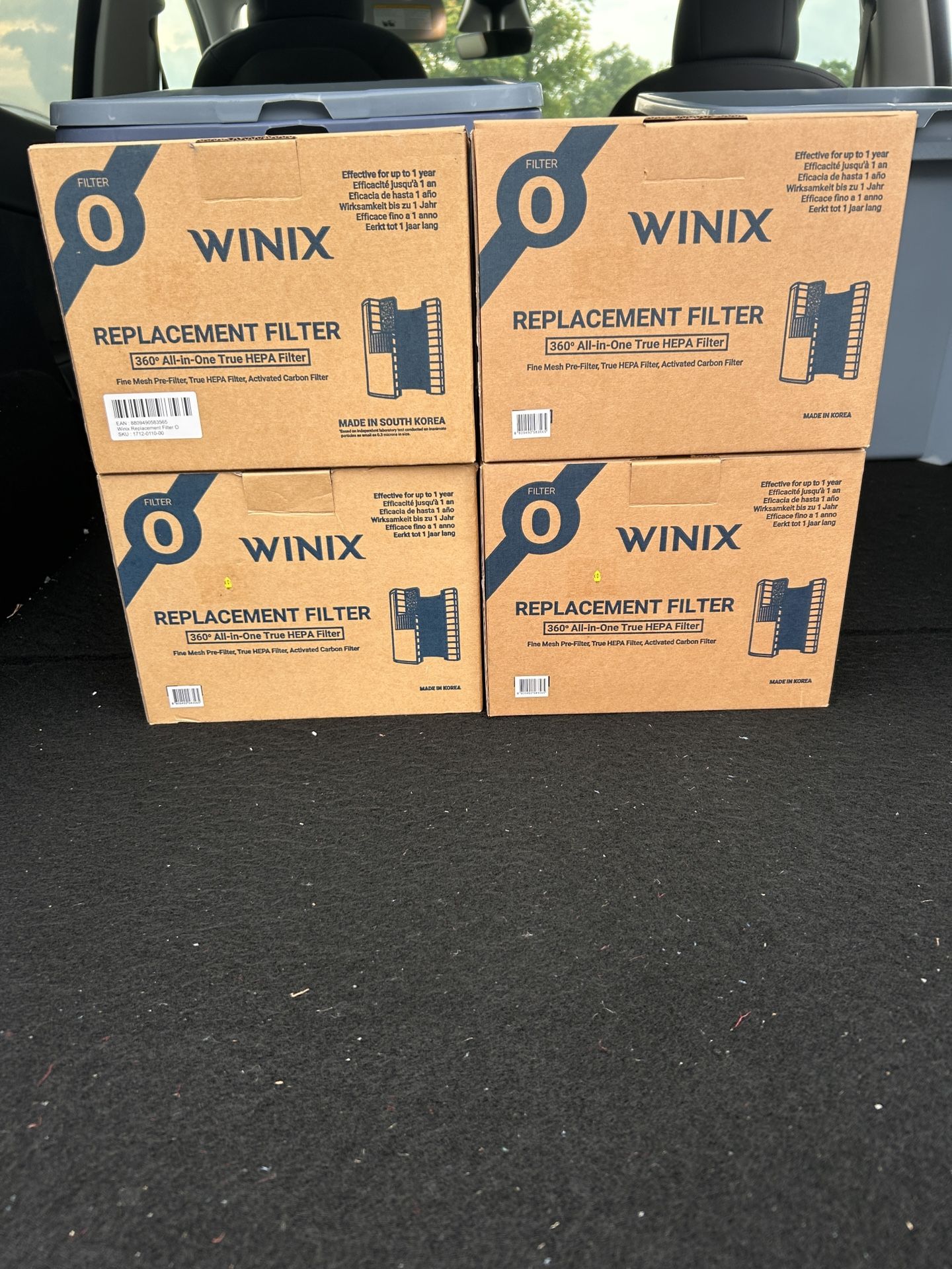 4 x WINIX Filter O 1(contact info removed)-00 All-in-one True Hepa Filter for Models A231 A230