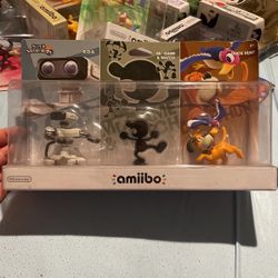 R.O.B. Mr. Game Watch Duck Hunt Super Smash Bros Nintendo Amiibo New Sealed