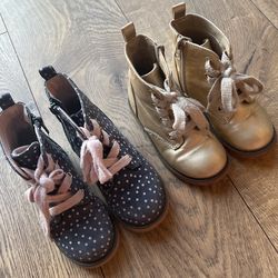 Set of Girls Boots Size 9&10 
