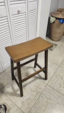 Counter height wood stools