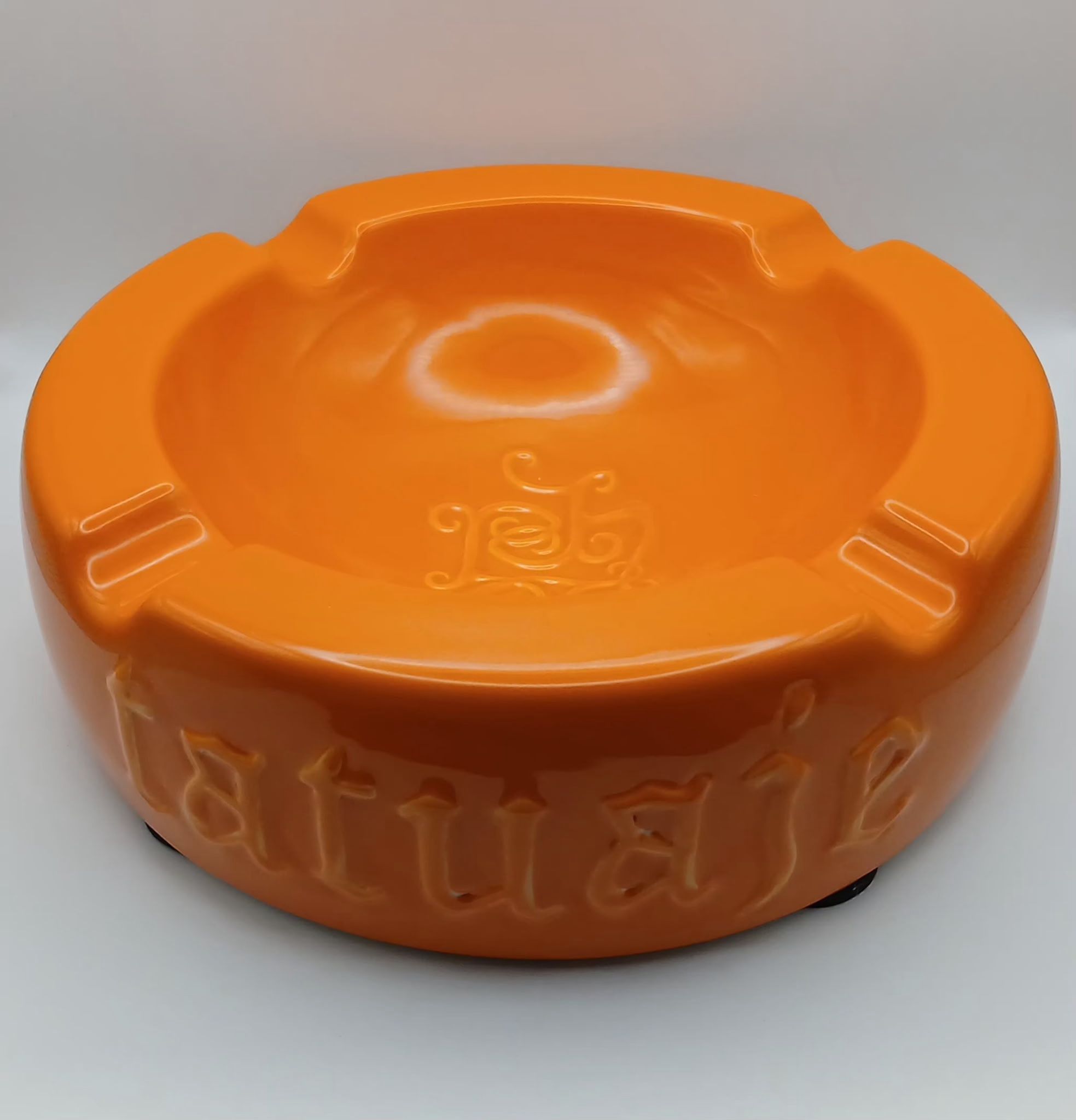 Tatuaje Orange Dots Ceramic Ashtray NEW