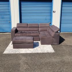 Sleeper Sofa+Ottoman+Storage FREE DELIVERY 