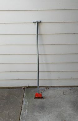 7 in. Wide Floor Scraper and Stripper with 48 in. Handle and Foot Peg

