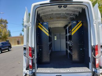 FORD TRANSIT HIGH ROOF SHELVES AND PARTITION