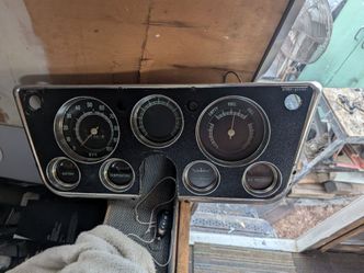 71 c15 GMC gauge cluster