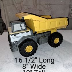Tonka 354 Steel Dump Truck (Has Some Rust Spots) Dumper Has Been Repainted Yellow