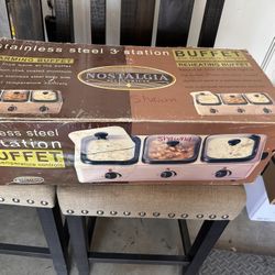 Stainless steal Buffett station