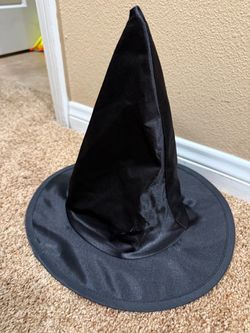 Black Witch Hat Halloween Costume Accessory